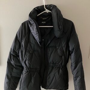 DKNY Black Women's Puffer Jacket